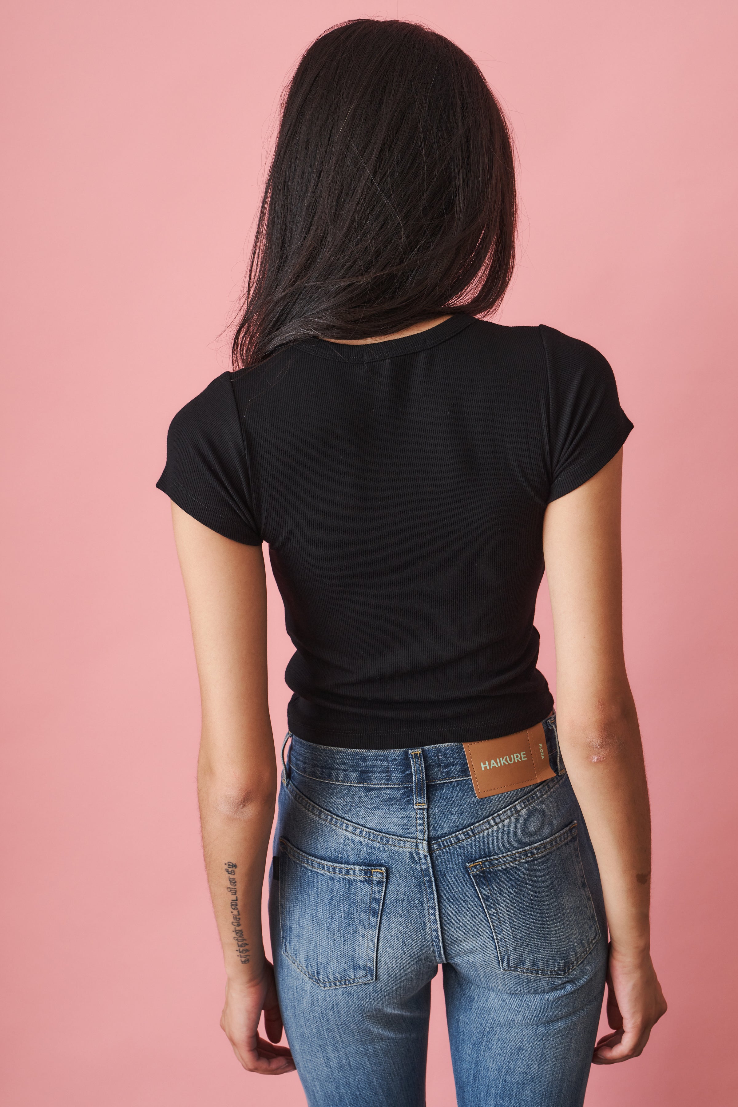 Butter Rib Baby Tee Black