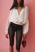 Chiffon V Neck Blouse