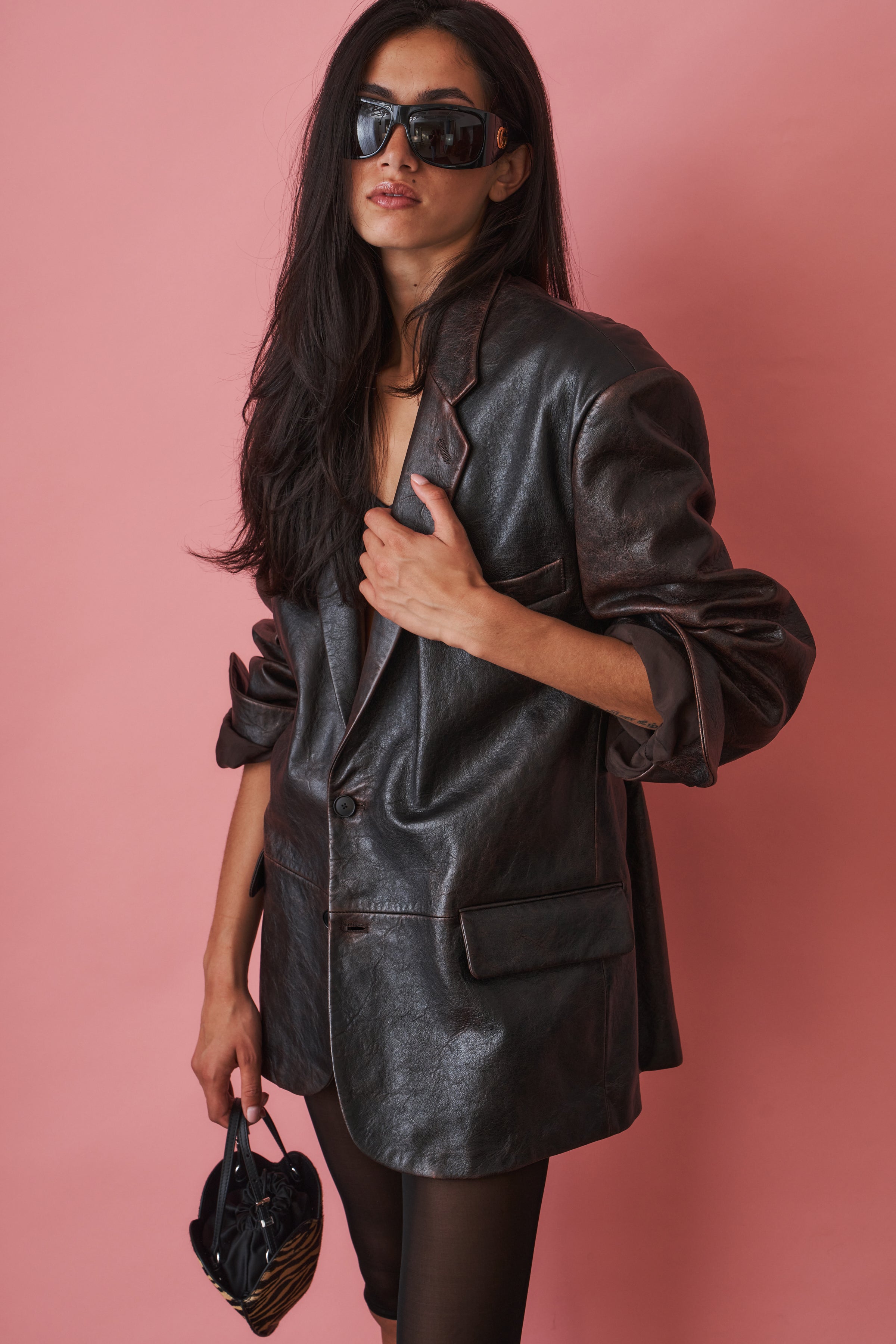 Leather Blazer