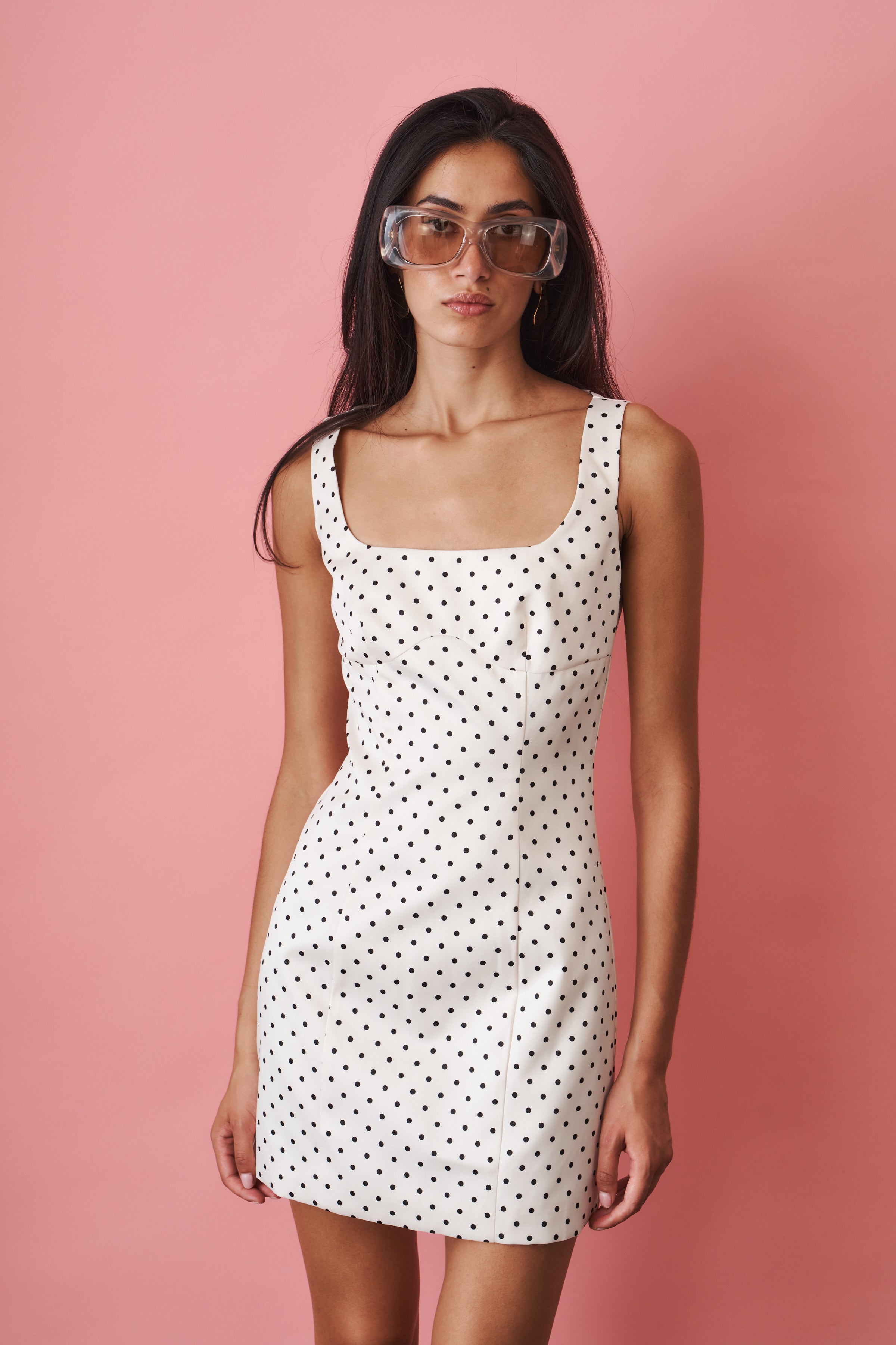 Ana Polka Dot Dress