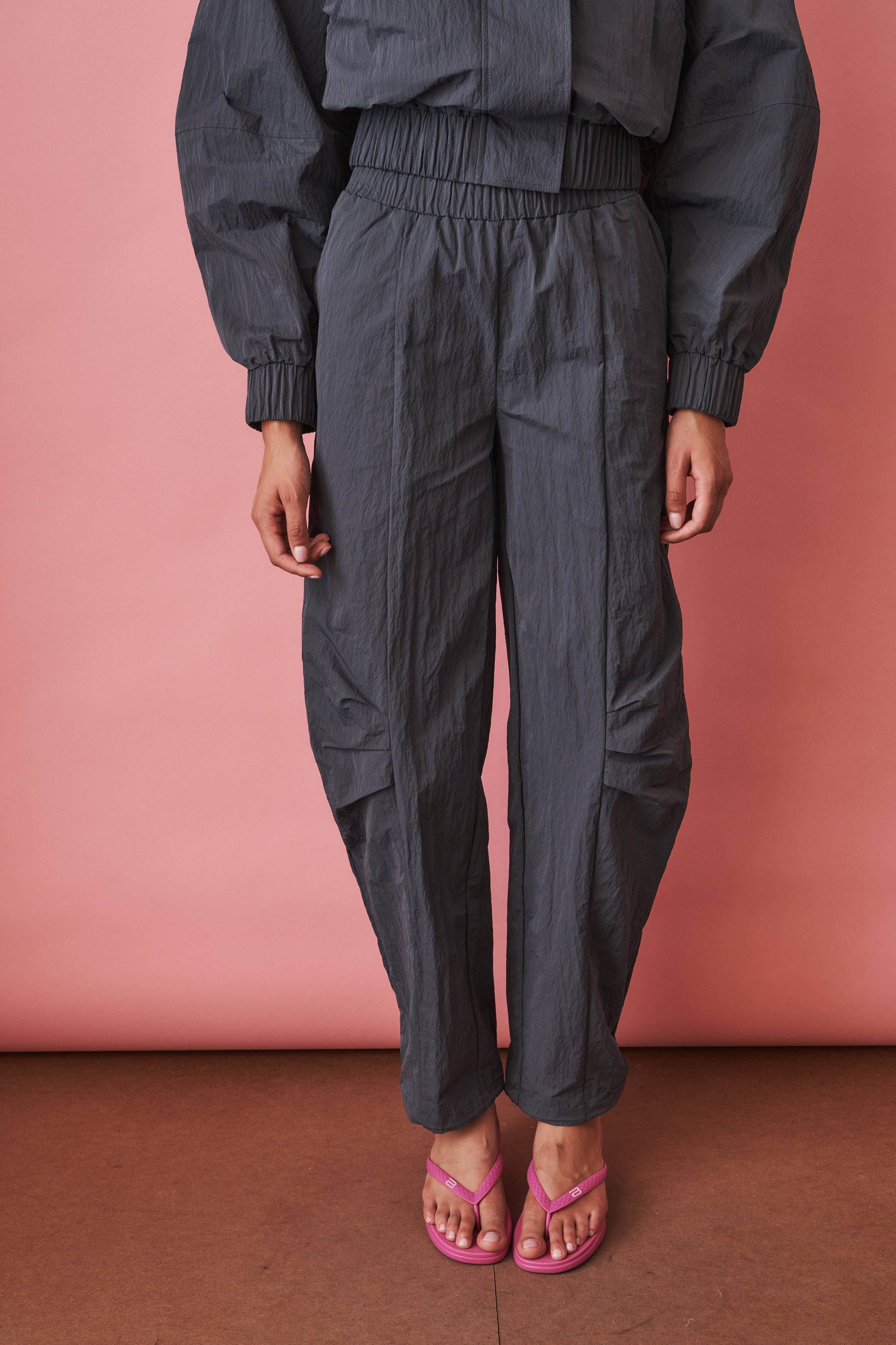 Cassia Pinstripe Track Pants