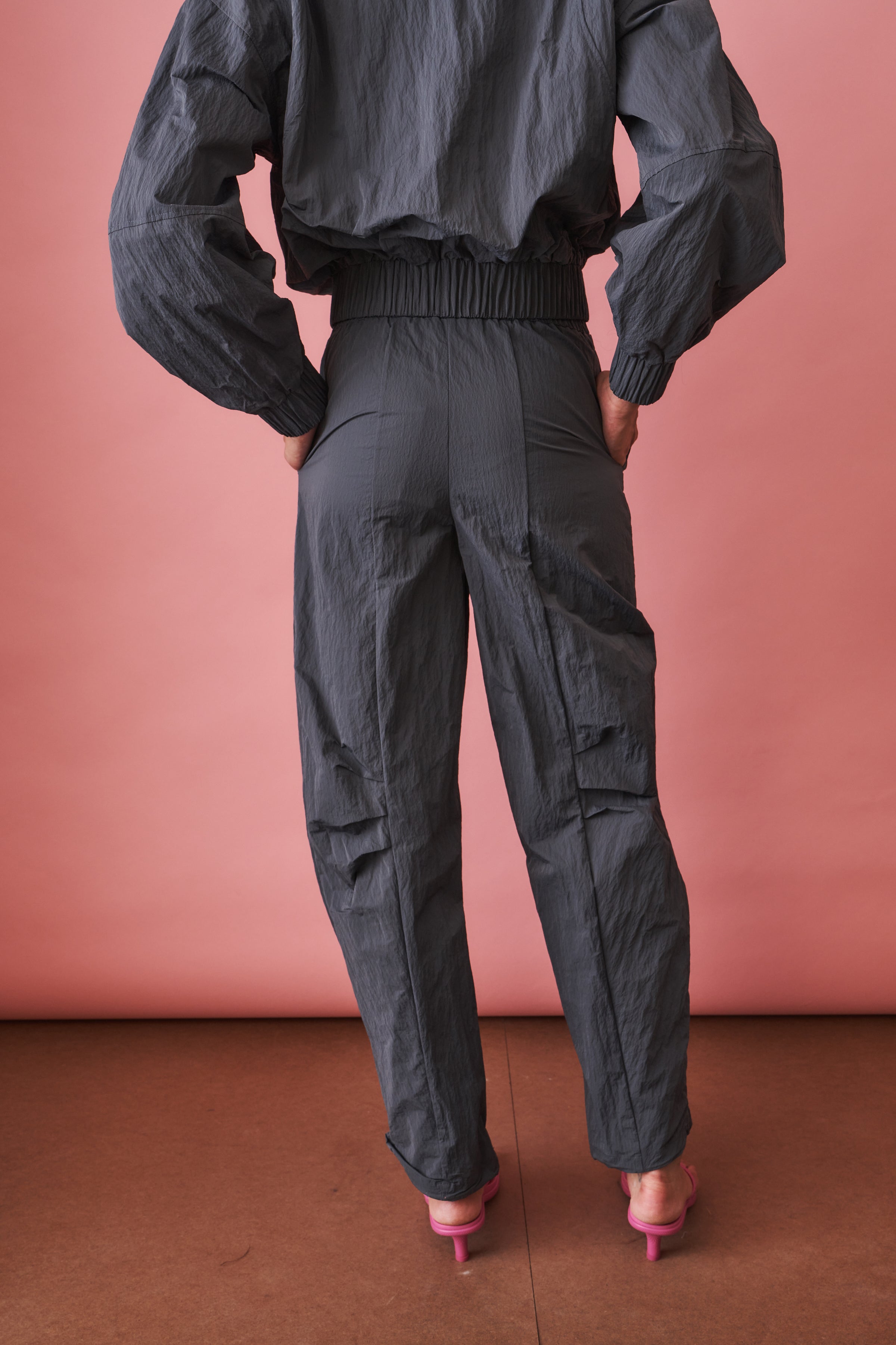 Cassia Pinstripe Track Pants