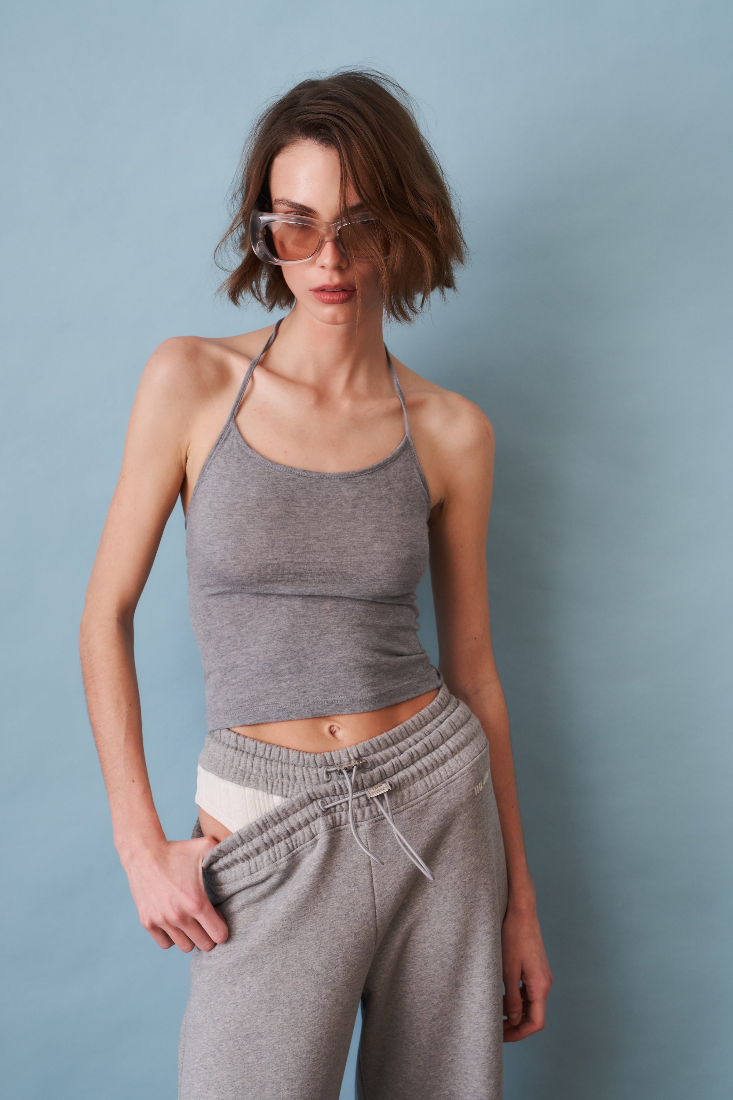 Light Grey Track Pants