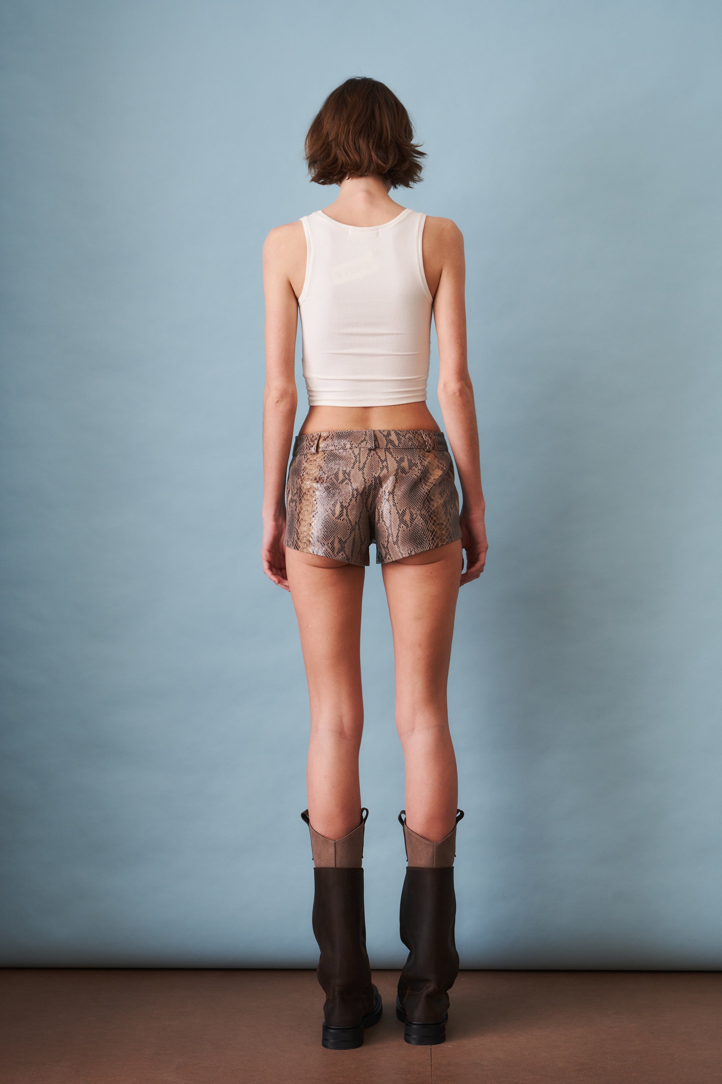 Leather Mini Shorts