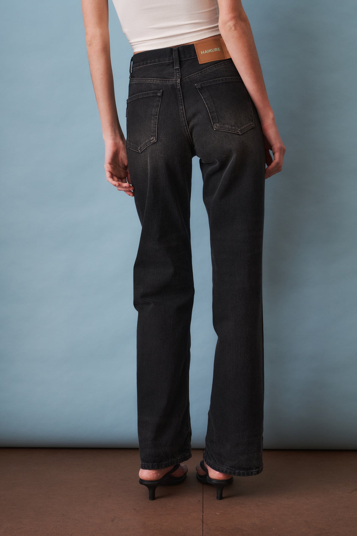 Korea Vintage Black Jean