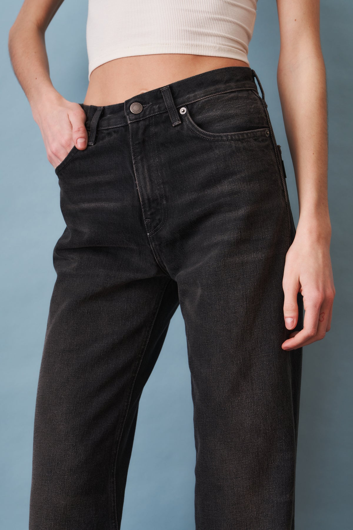 Korea Vintage Black Jean