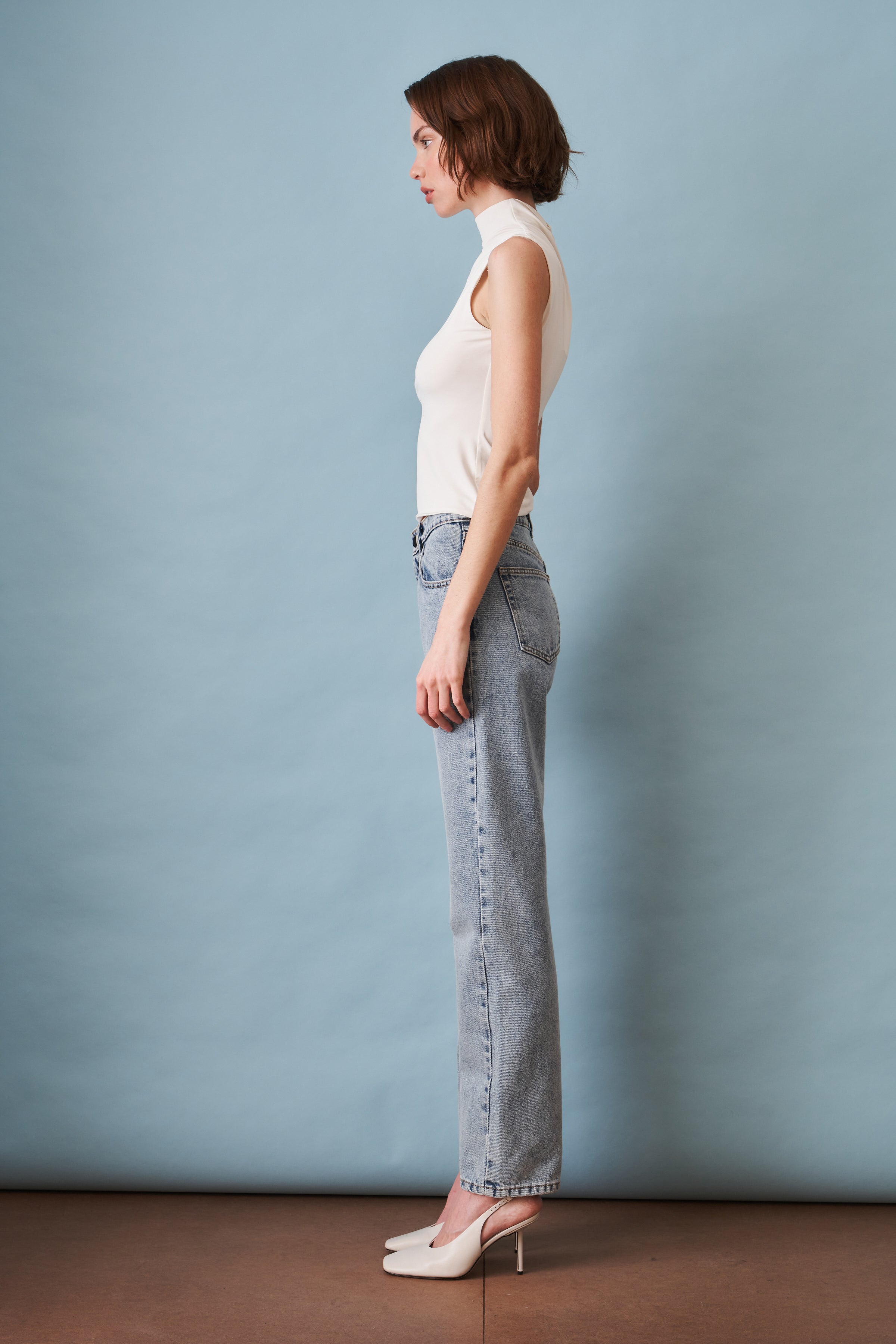 Alexandra Mock Neck Tee