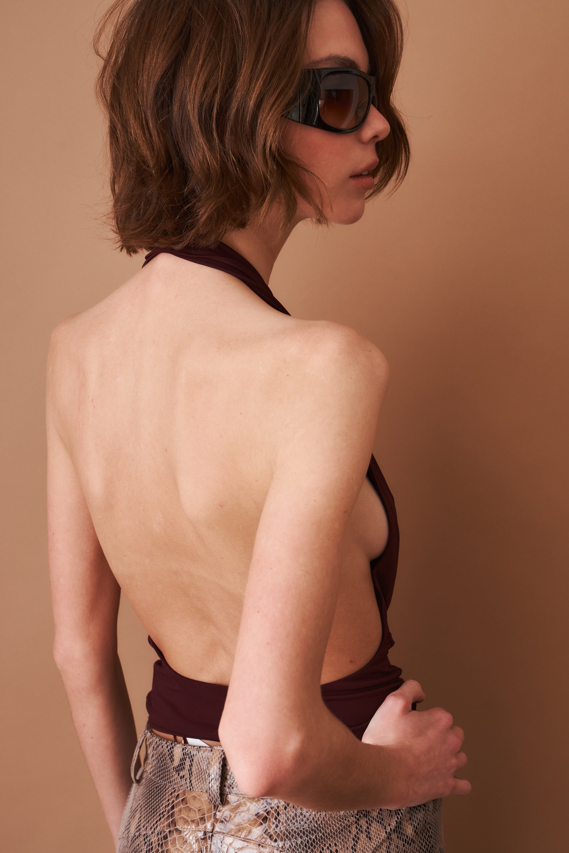 Nico Cowl Halter Top