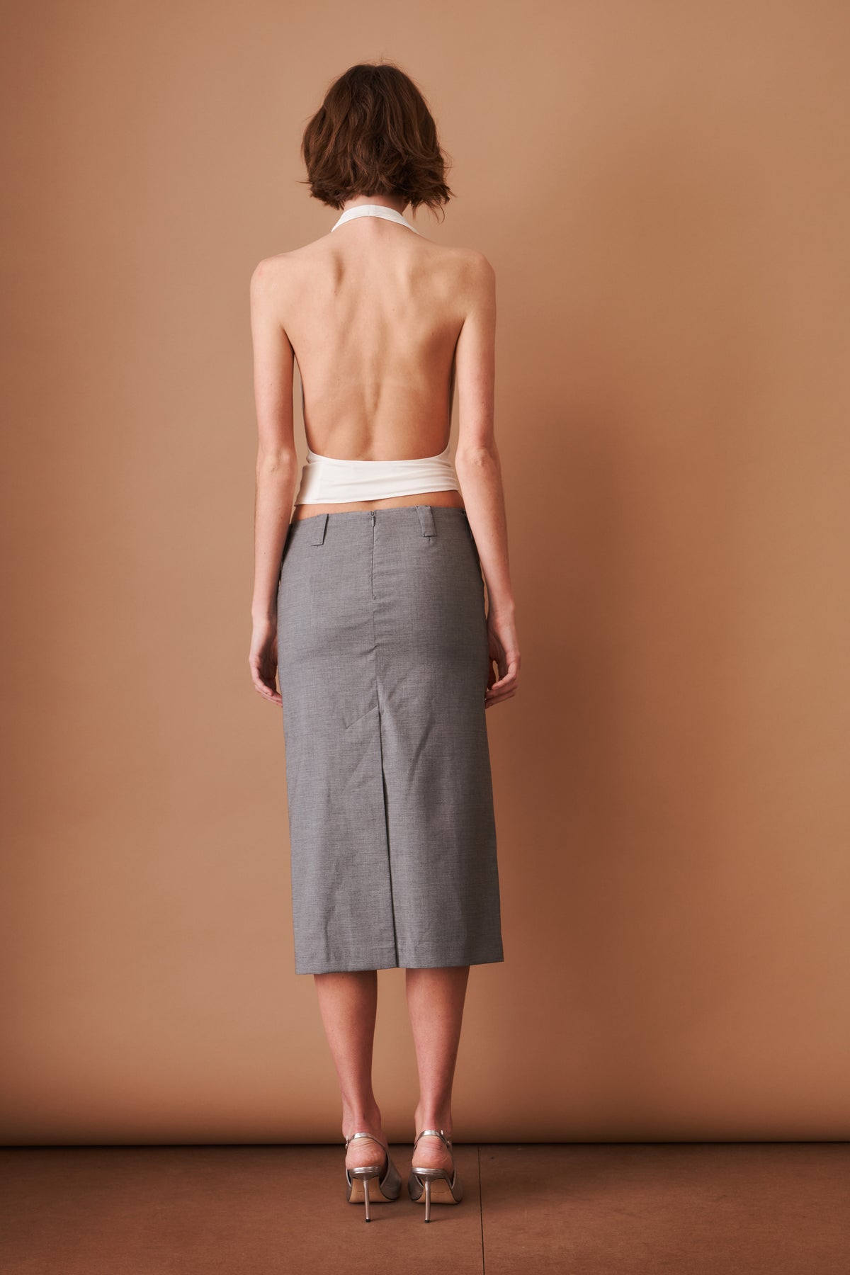 Wool Midi Skirt