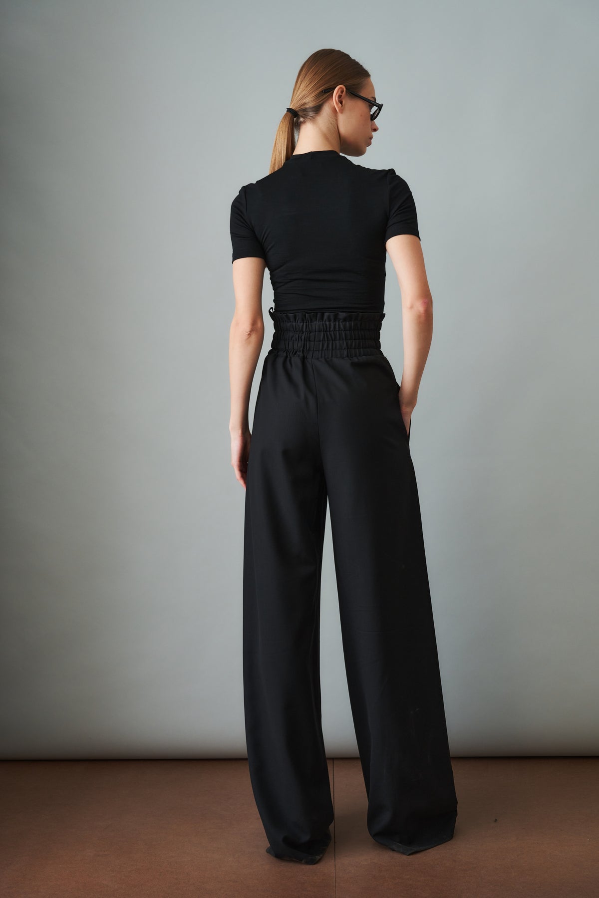 Signature Pants Wool Black