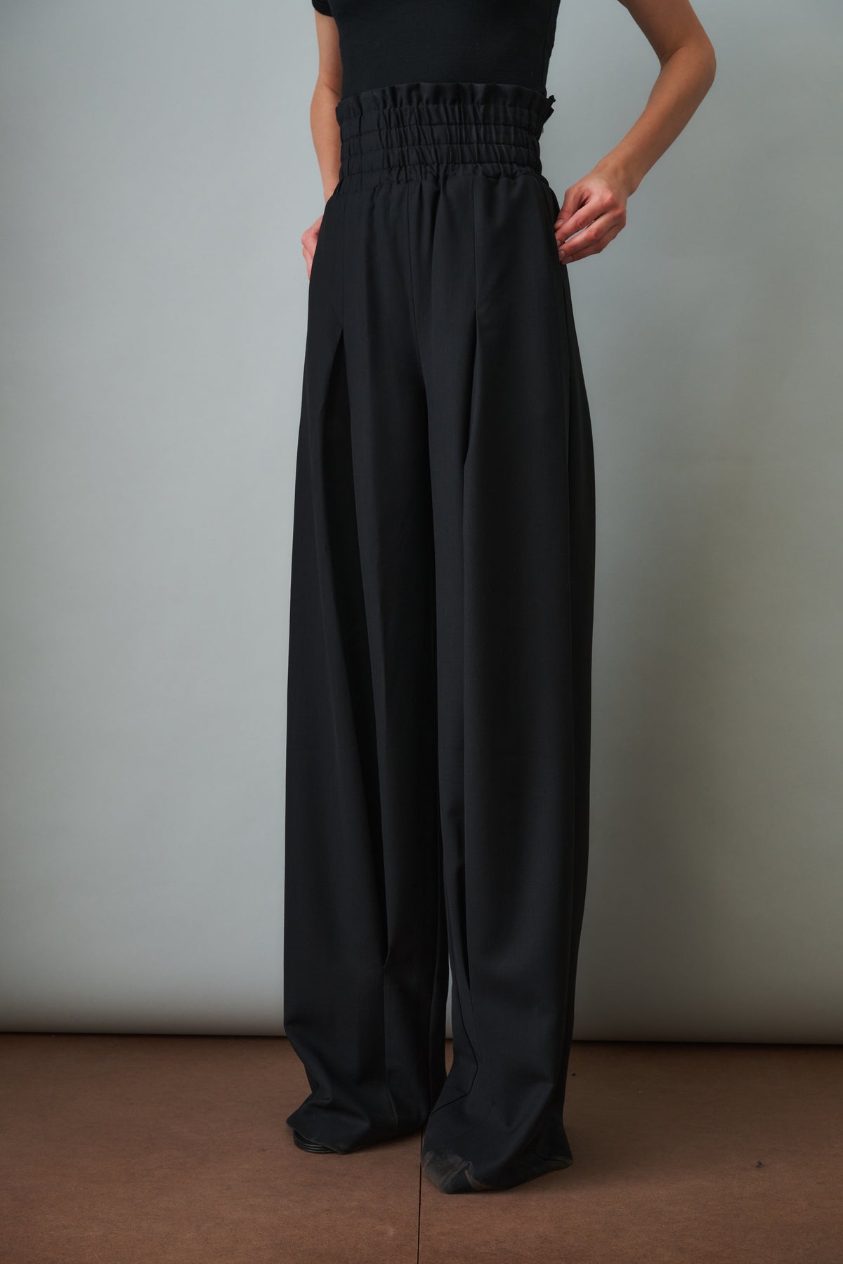 Signature Pants Wool Black