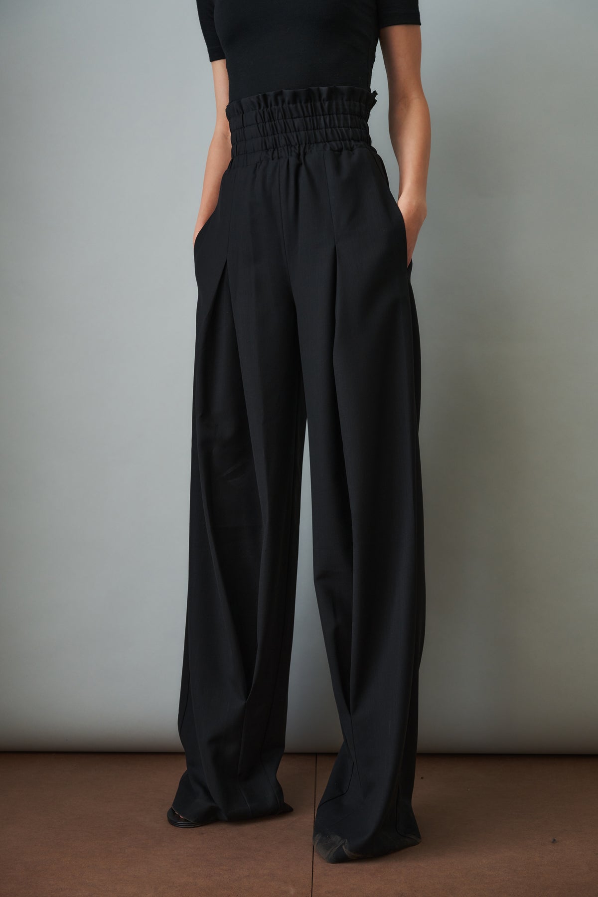 Signature Pants Wool Black