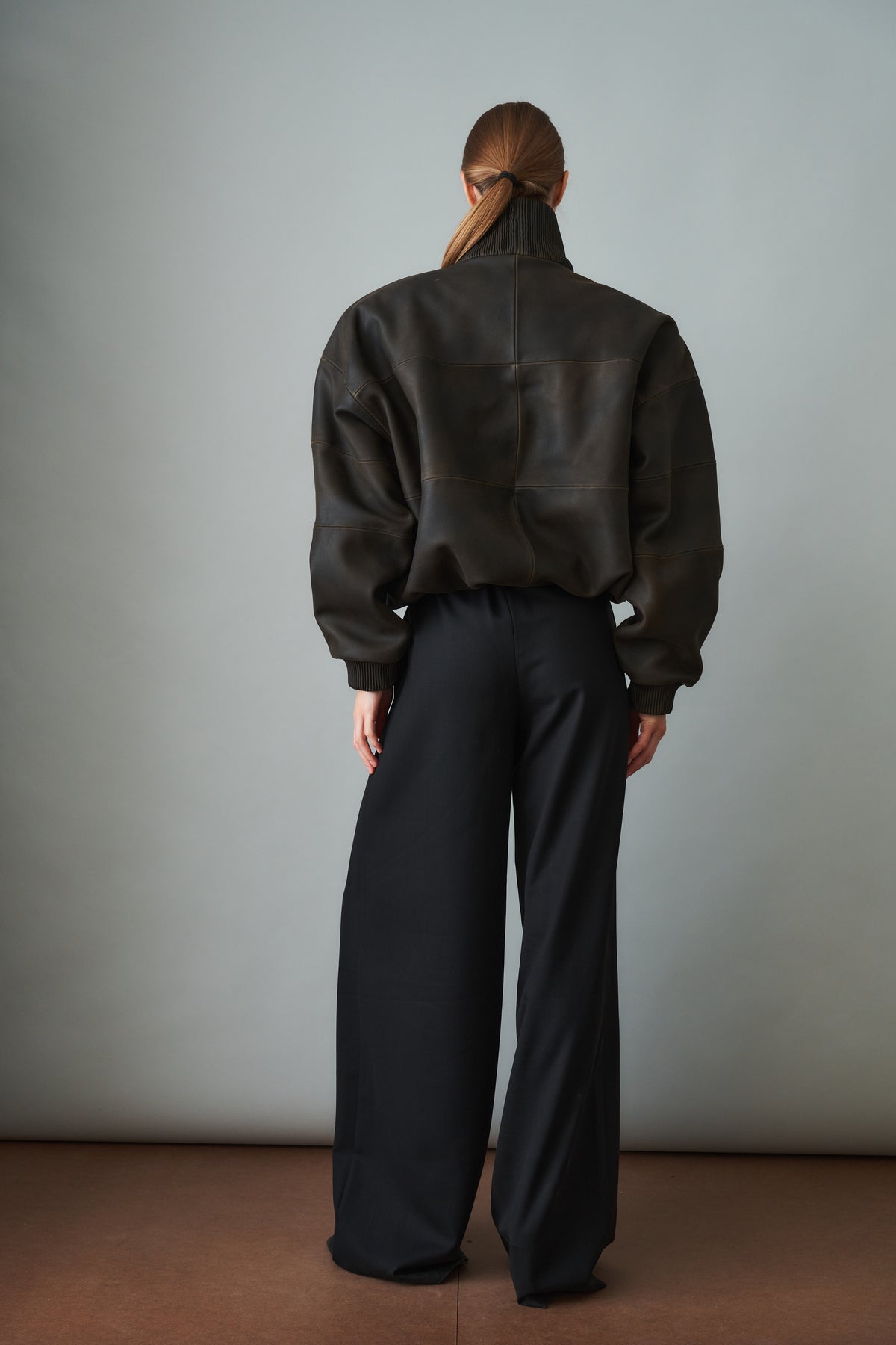 Bomber Jacket Lambskin Brown