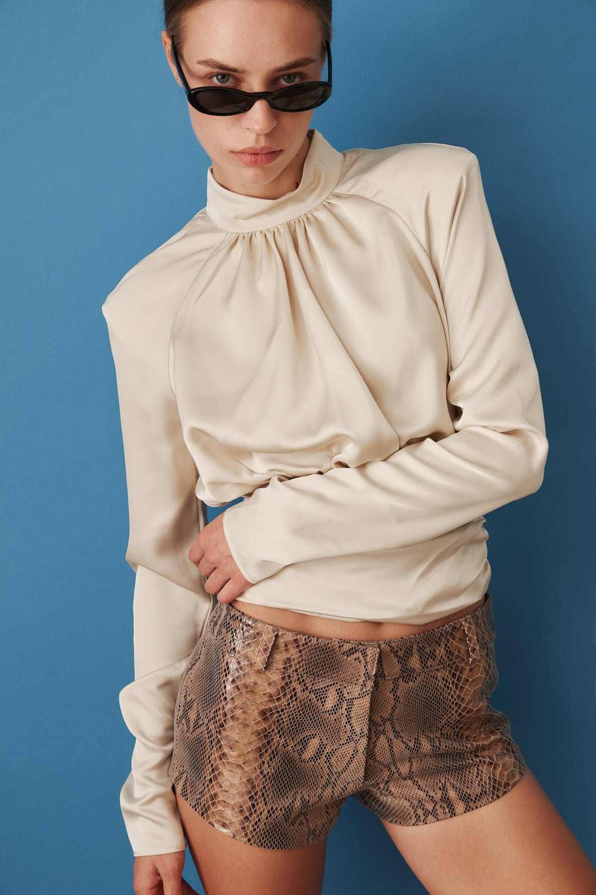 Ruched Pleat Top - DÉSORDRE