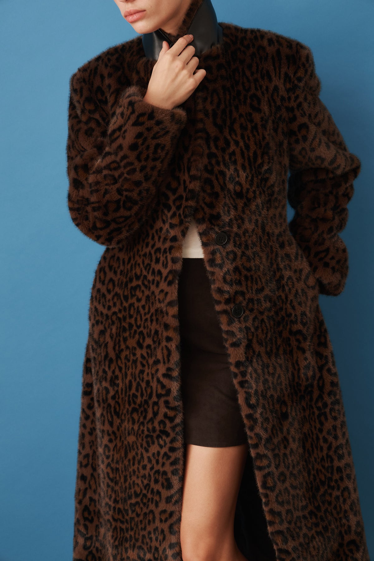Faux Fur Coat Leopard - DÉSORDRE