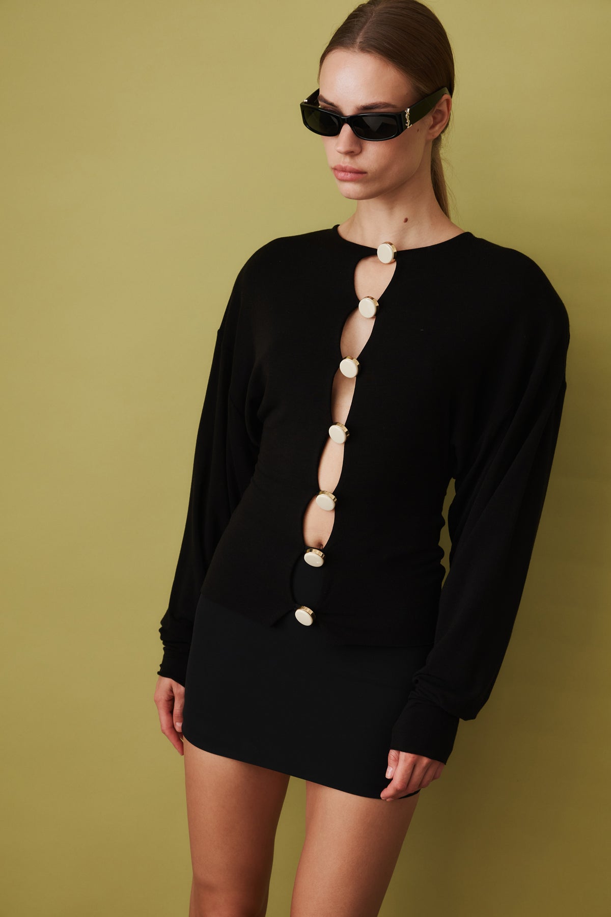 Aura Black Cardigan