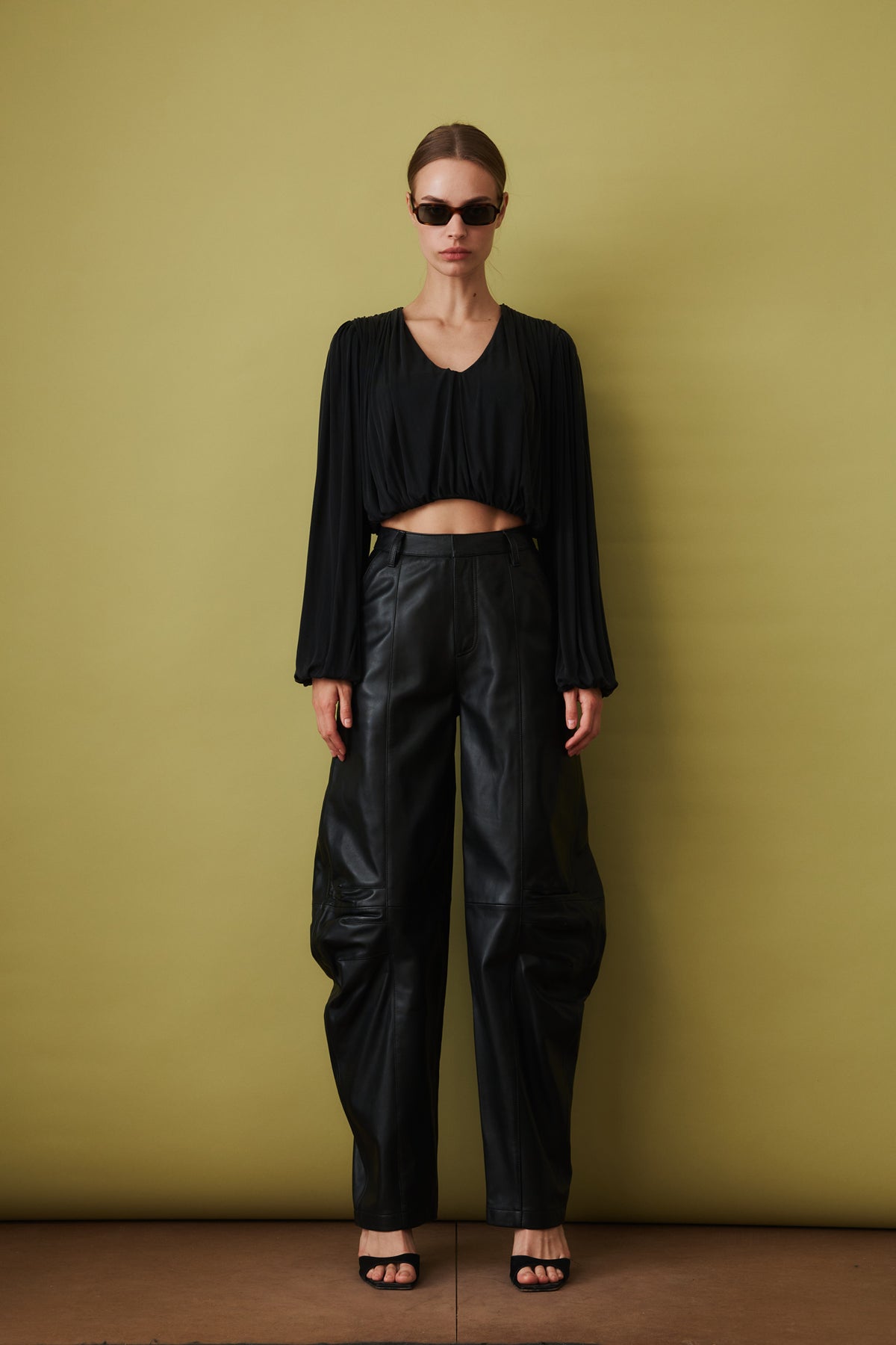 Cassandra Leather Pants - DÉSORDRE