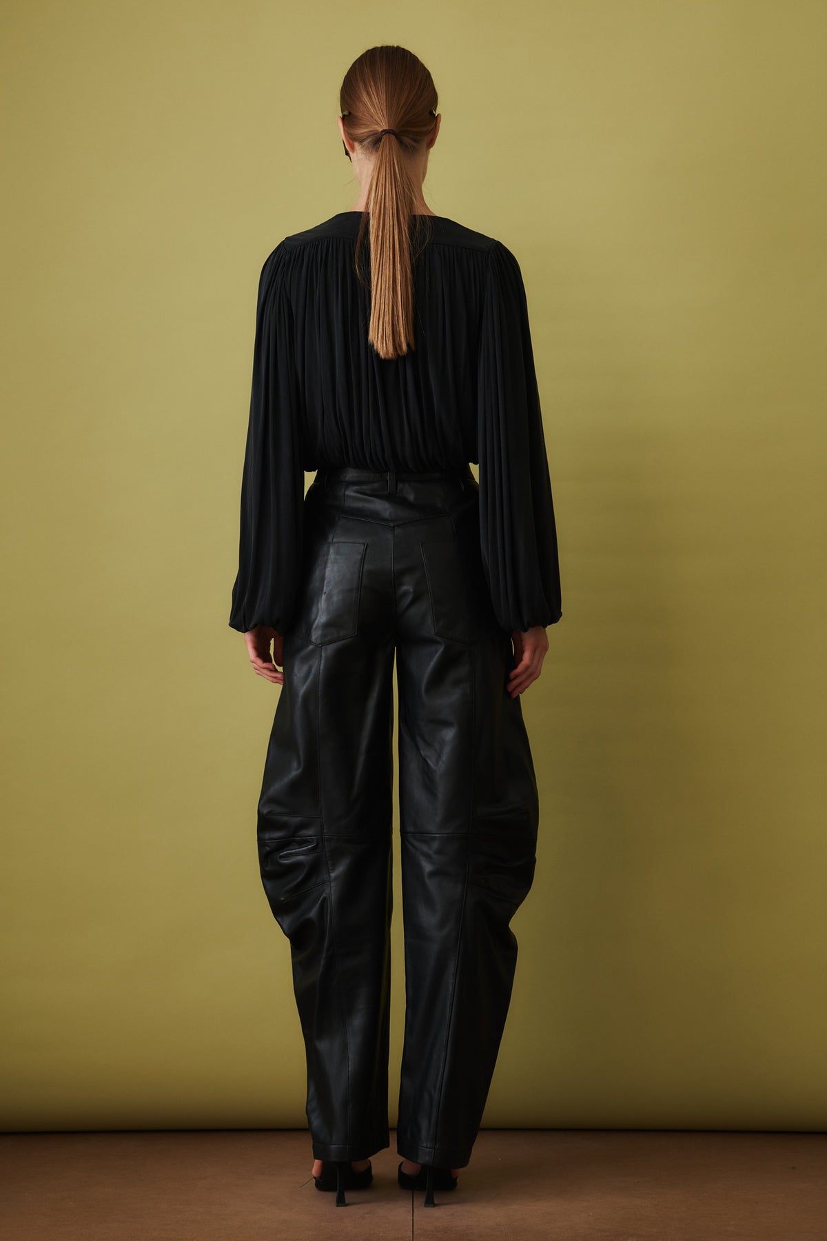 Cassandra Leather Pants - DÉSORDRE