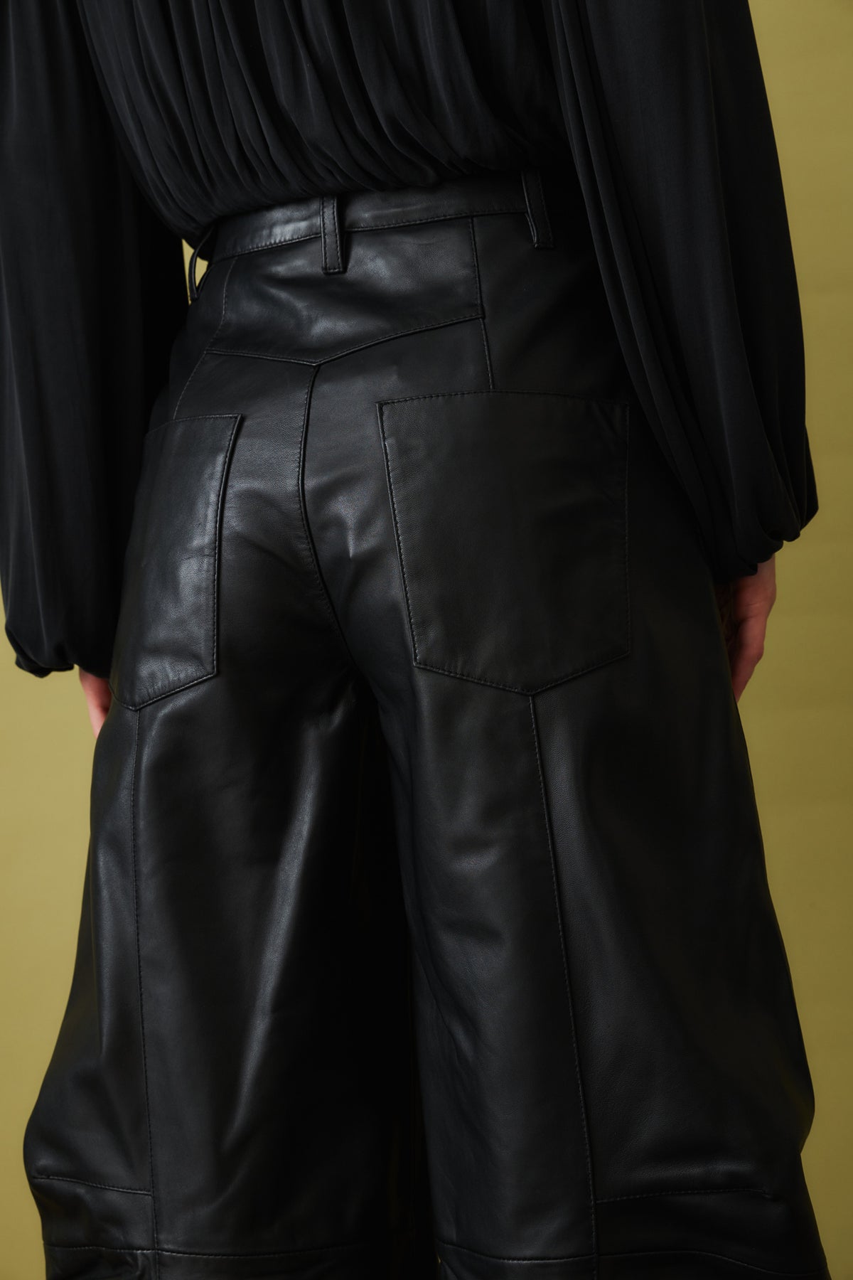 Cassandra Leather Pants - DÉSORDRE