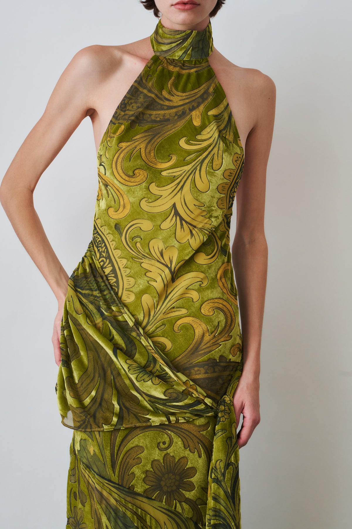 Protea Velvet Dress - DÉSORDRE