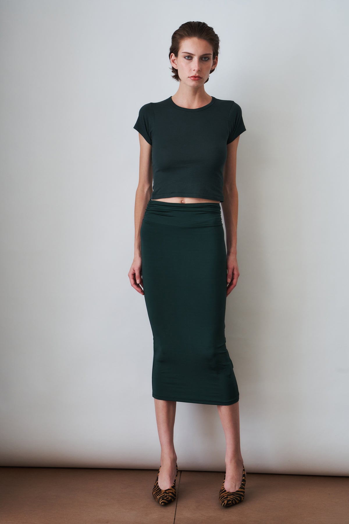 Elsa Midi Skirt Forest - DÉSORDRE