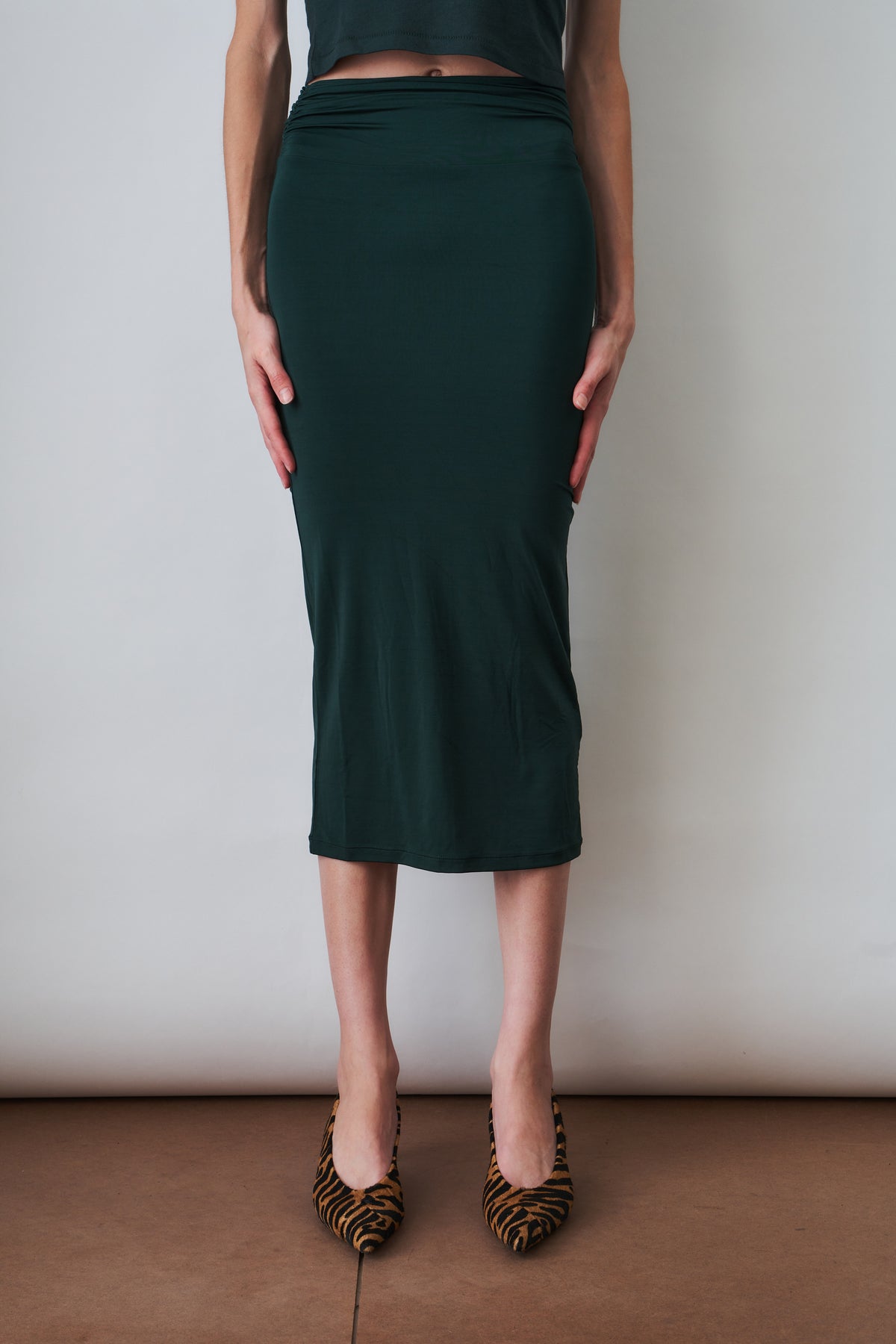 Elsa Midi Skirt Forest - DÉSORDRE