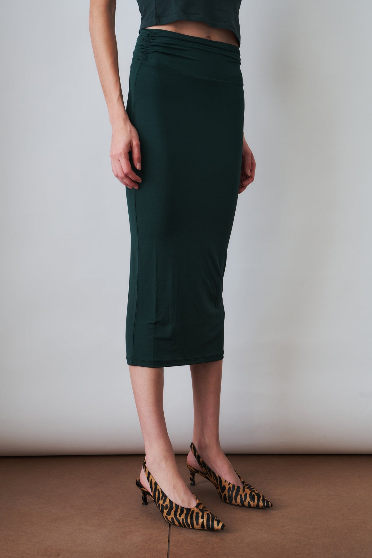 Elsa Midi Skirt Forest - DÉSORDRE