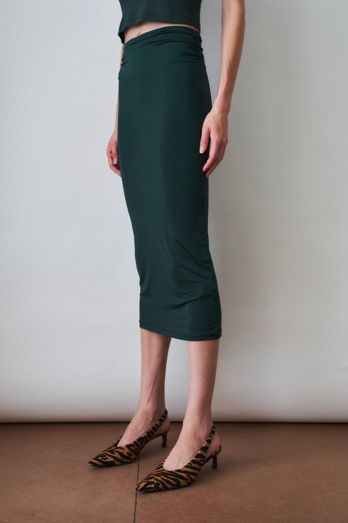 Elsa Midi Skirt Forest - DÉSORDRE