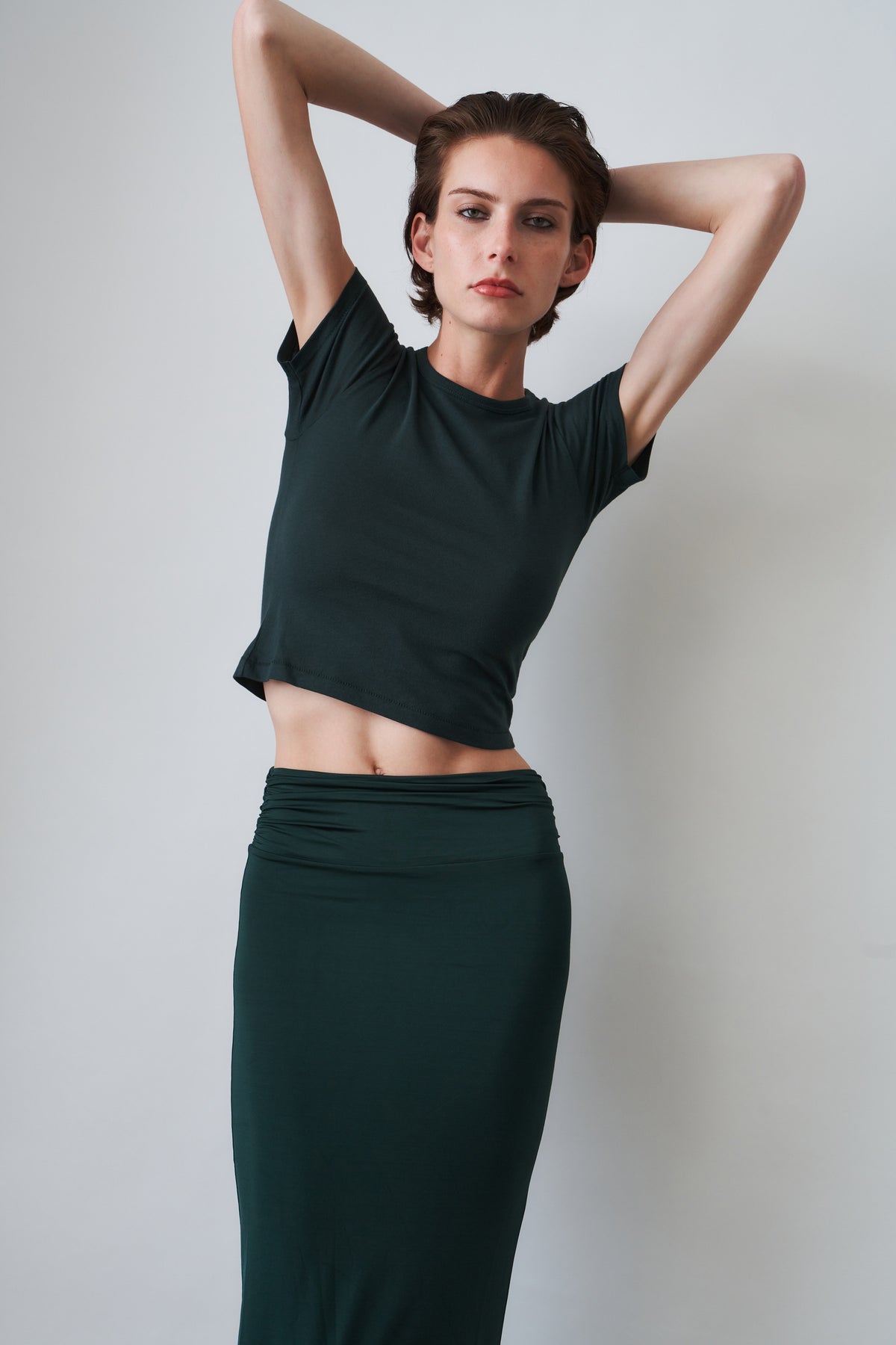 Elsa Midi Skirt Forest - DÉSORDRE