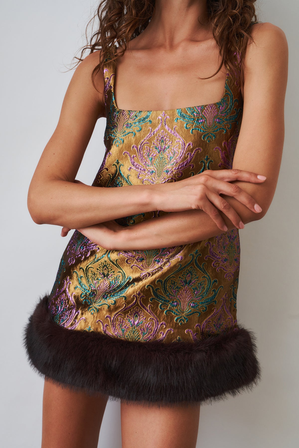Sulvie Brocade Dress - DÉSORDRE