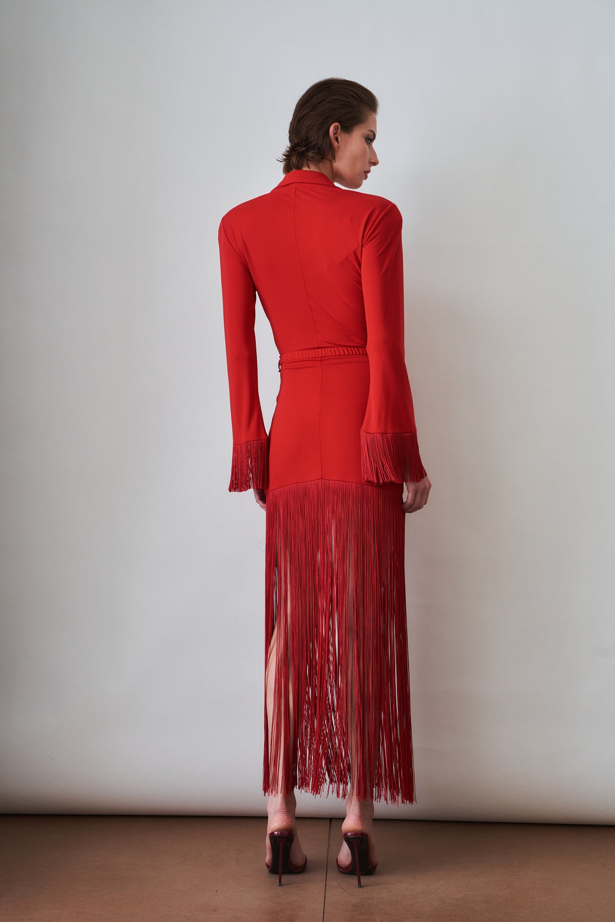 Jersey Polo Fringe Dress - DÉSORDRE