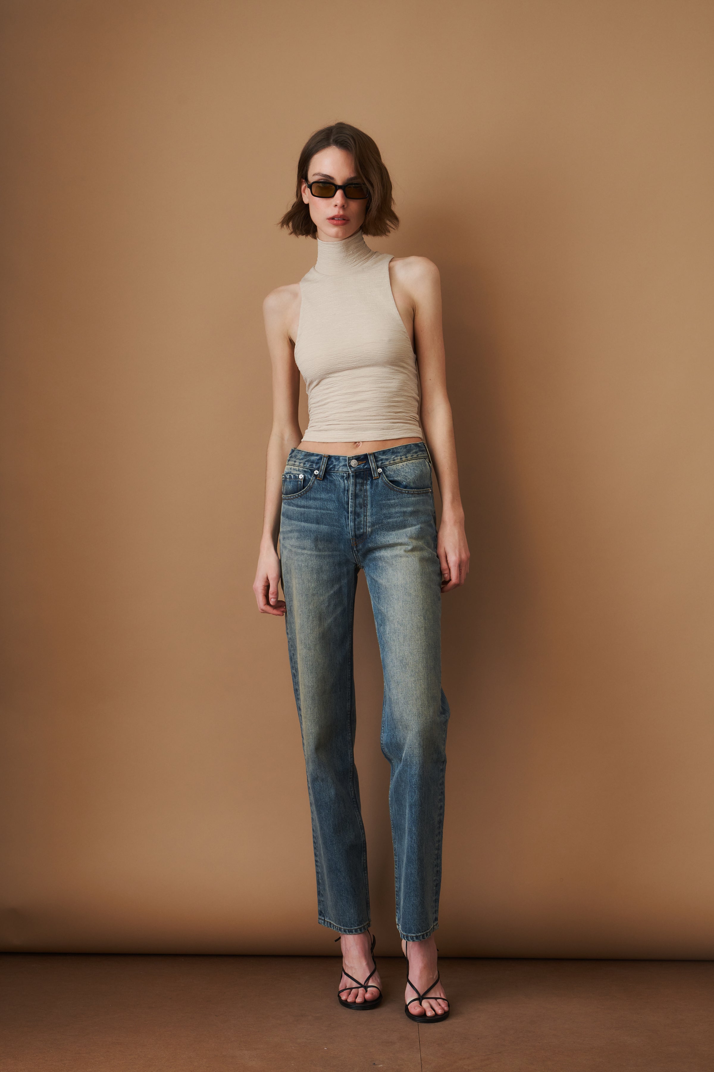 Straight Denim Jeans