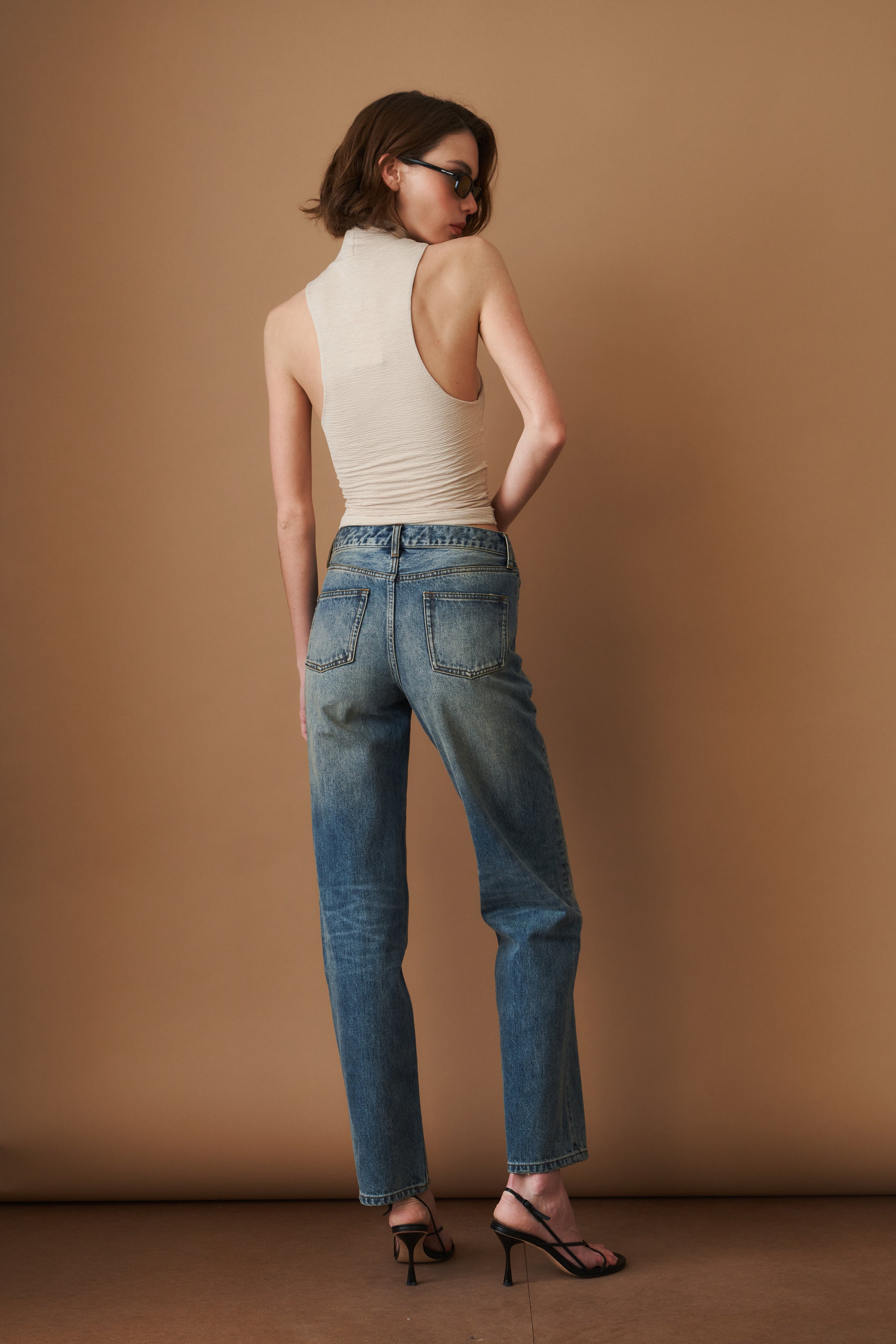 Straight Denim Jeans