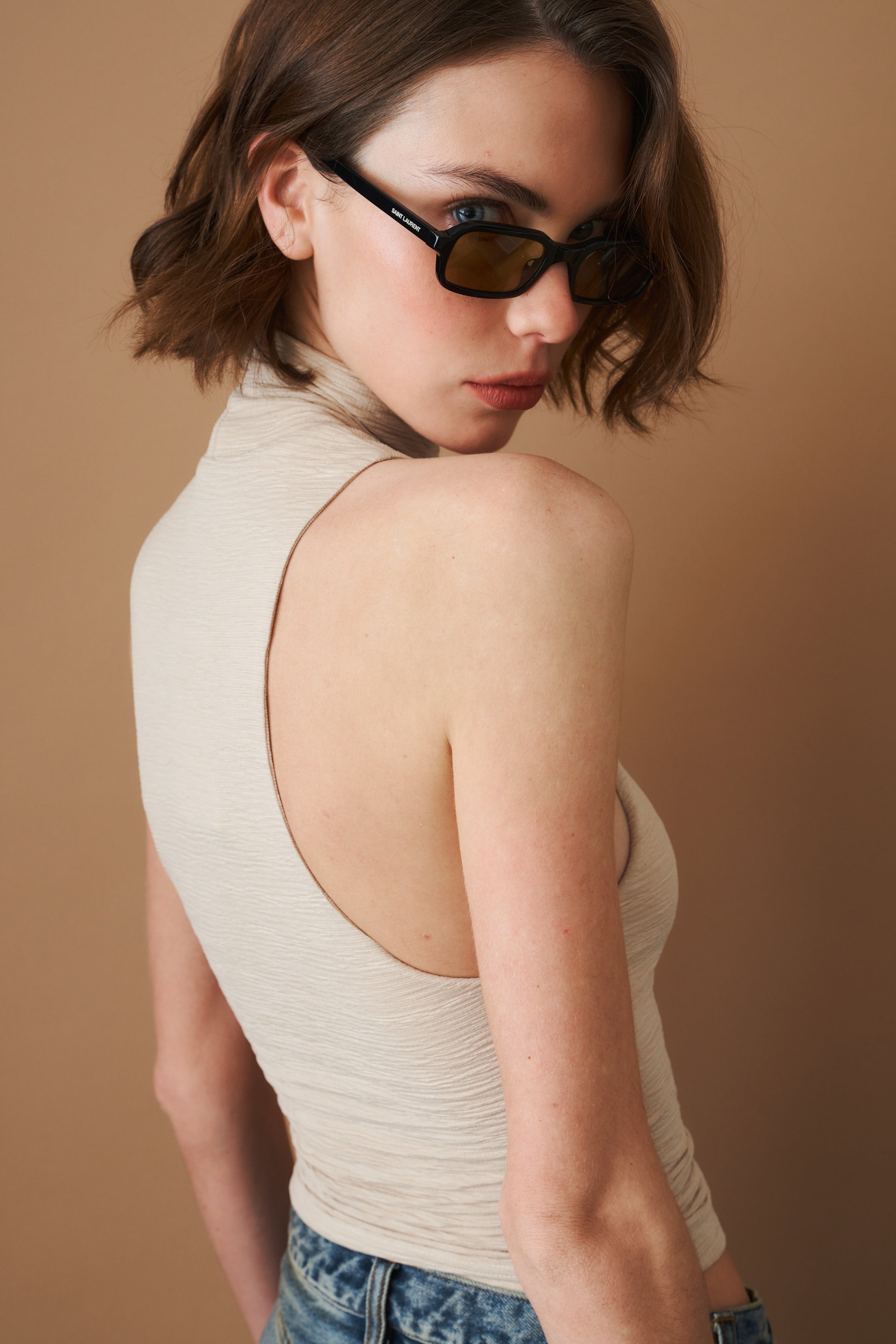 Leslie Amon Emma Top White | DÉSORDRE