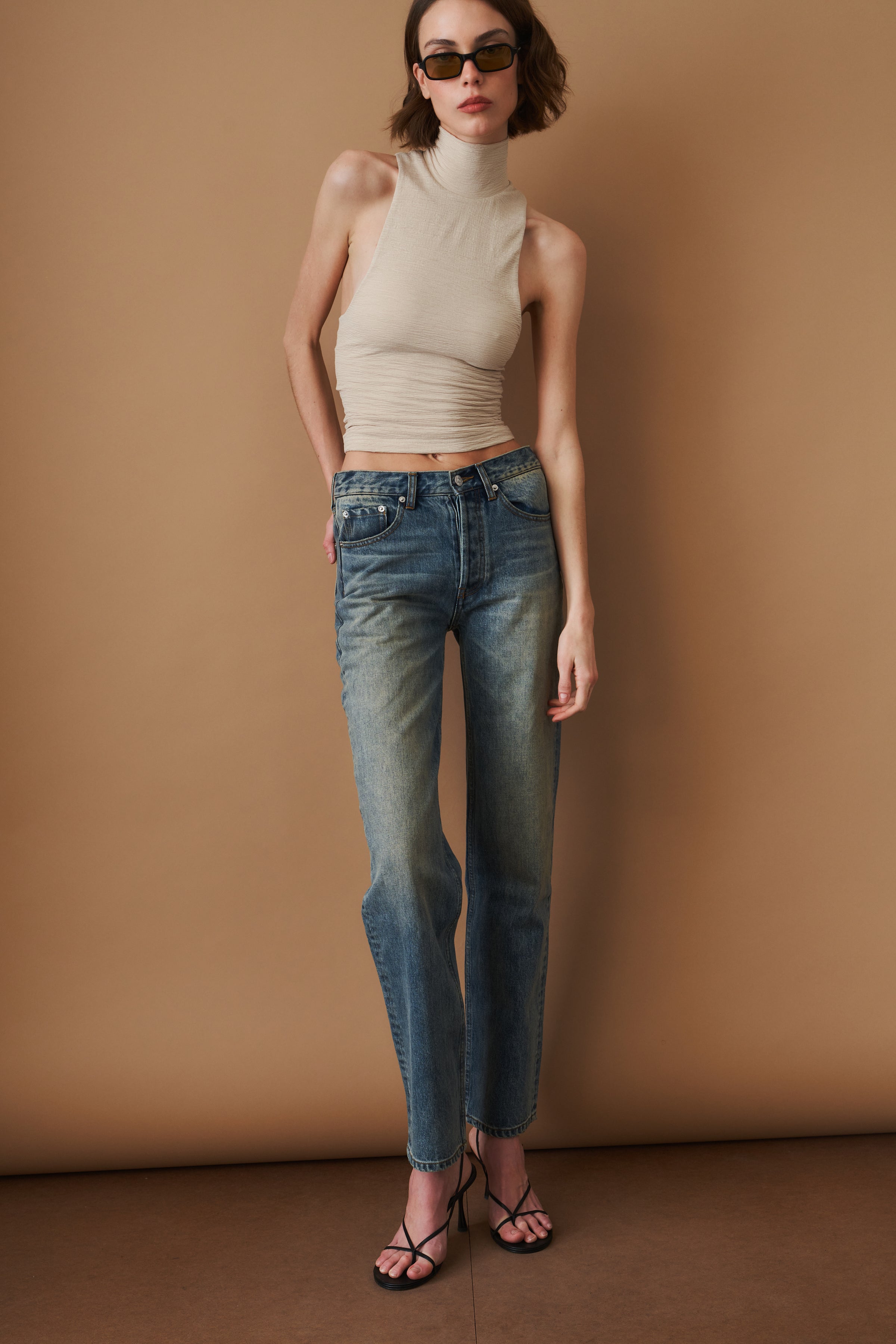 Straight Denim Jeans