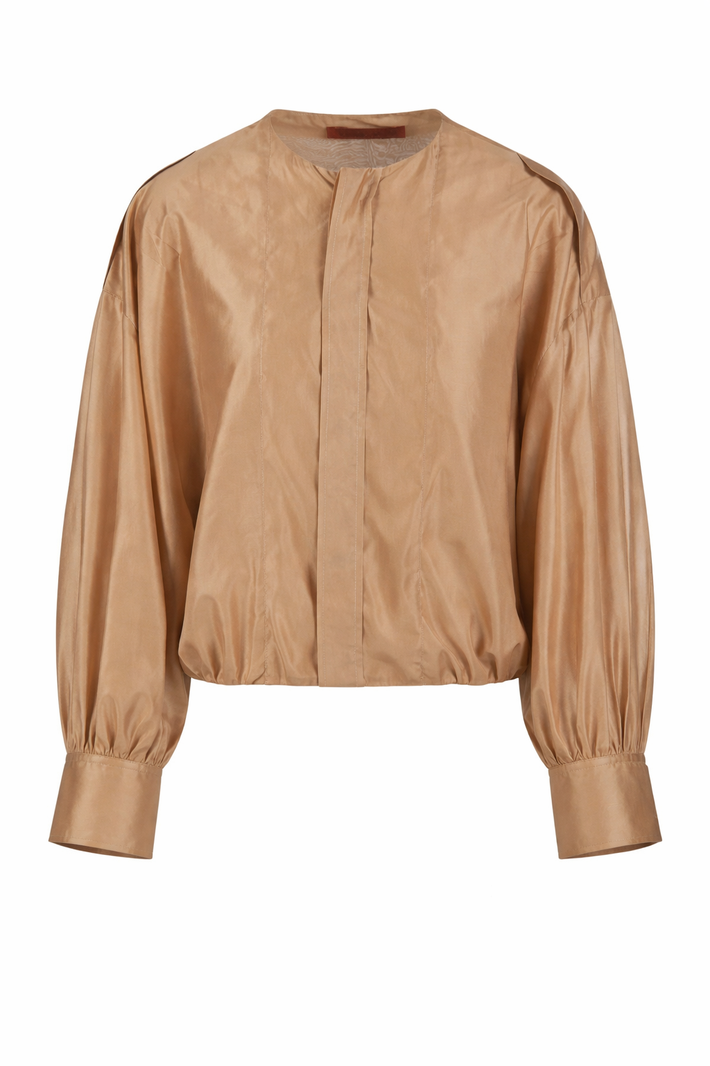 Diana Pleat Overshirt Chocolate - DÉSORDRE