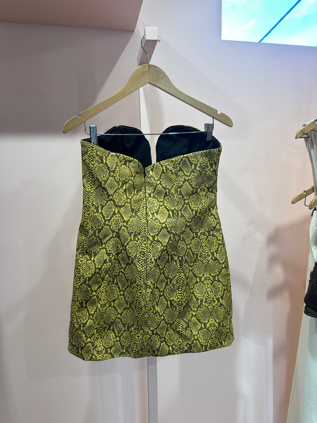 Snakeskin Mini Dress