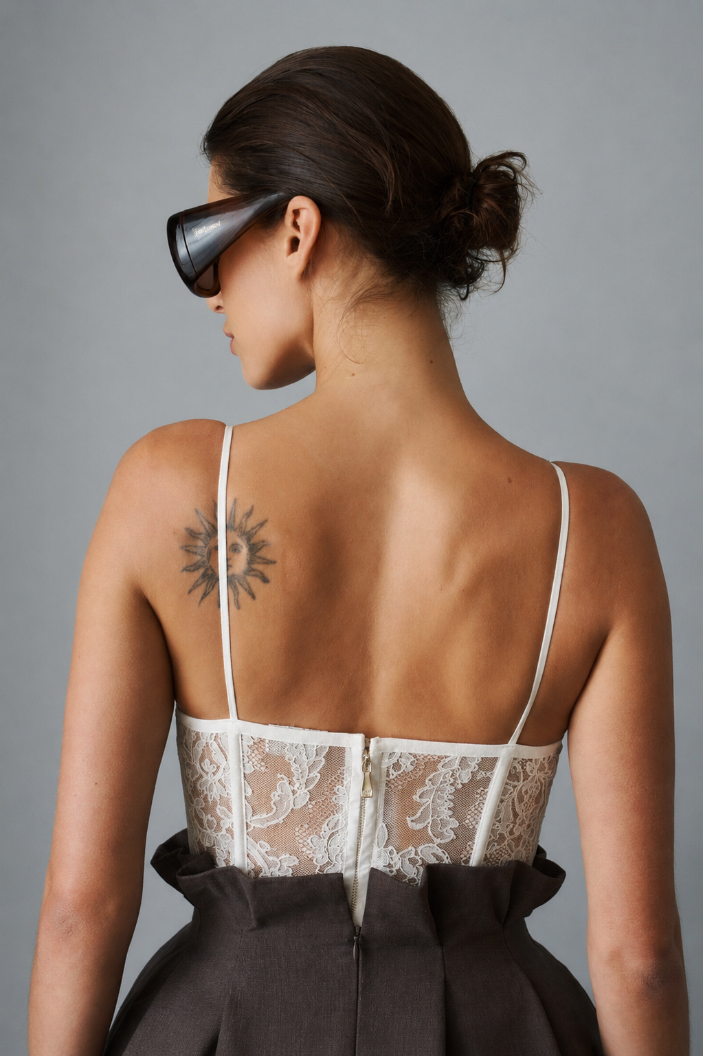 Audrina Lace Top White