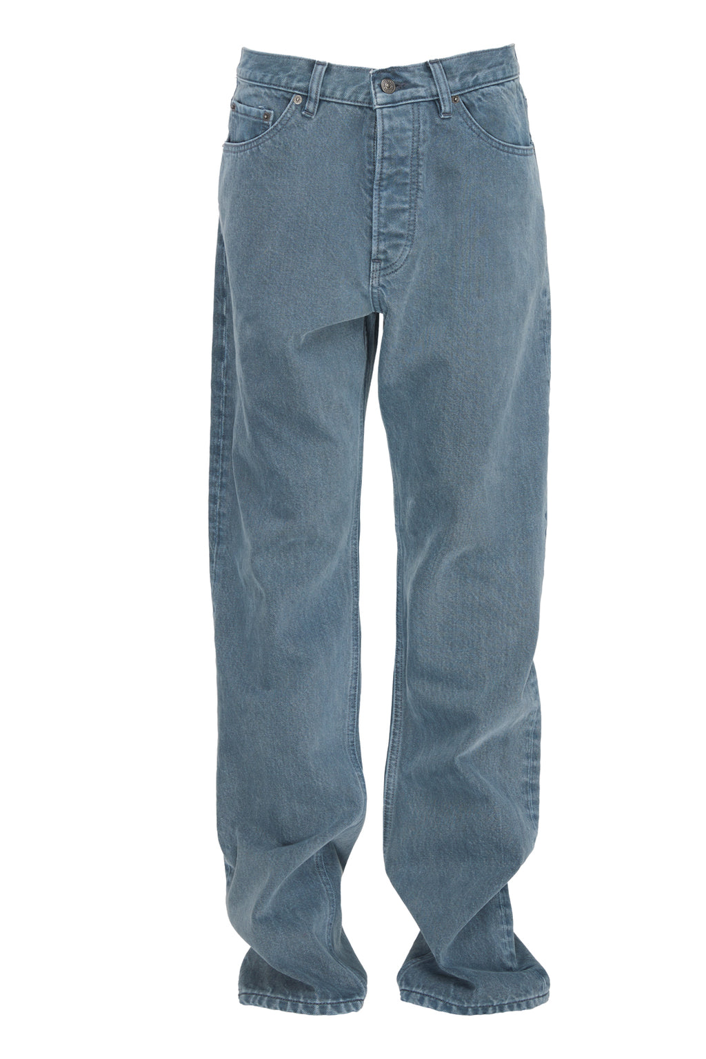 Tapered Steel Blue Jeans