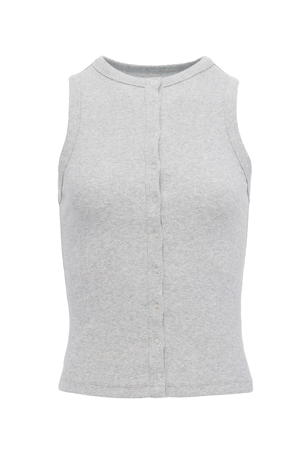 Button Up Grey Tank