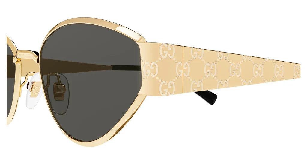 Cat Eye Gold Sunglasses