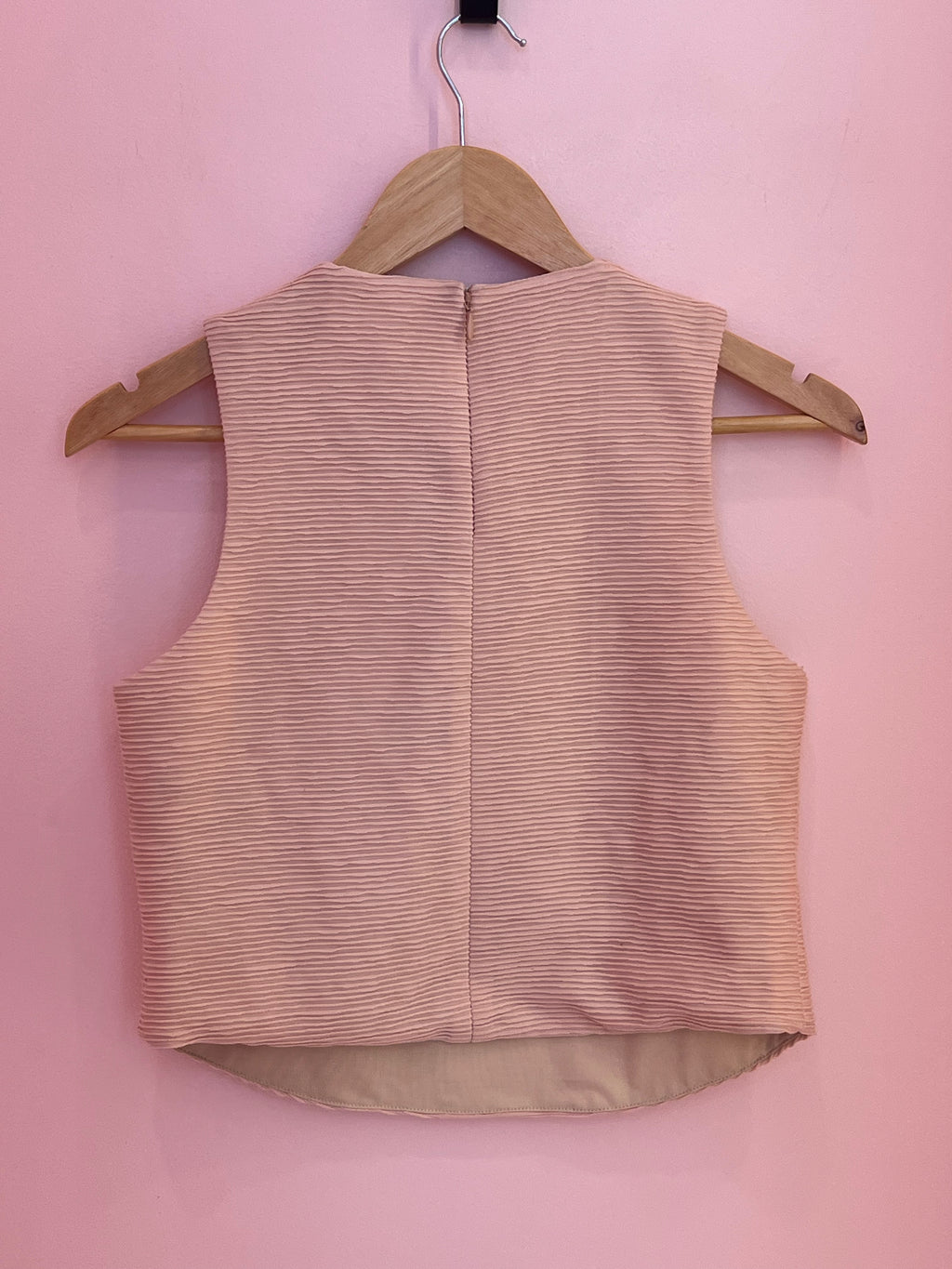 Textured Crop Top