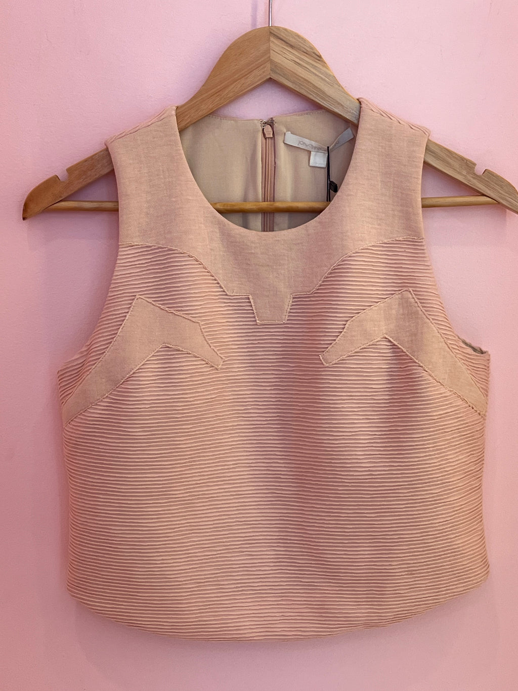 Textured Crop Top