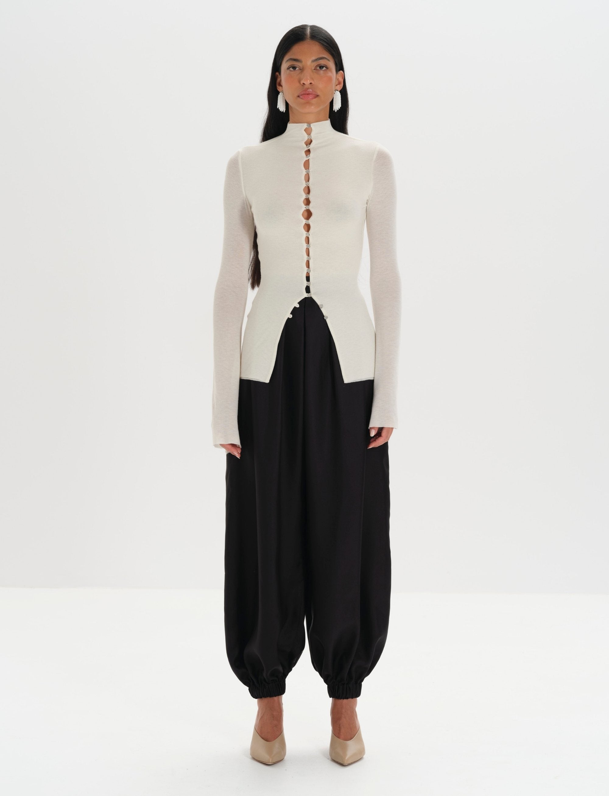 Leyla Blouse Ivory - MANURI