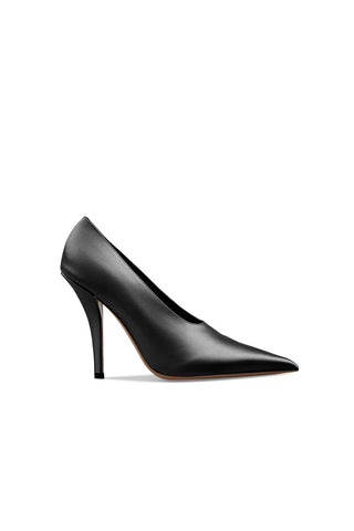 Jessica Black Satin Pump