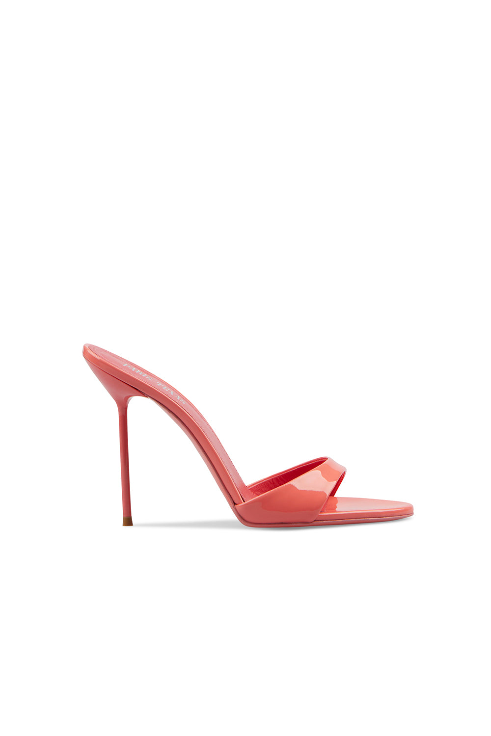 Lidia Coral Patent Mule