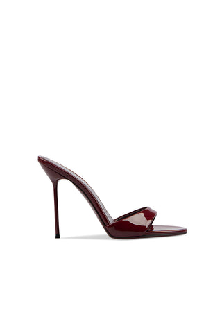 Lidia Rouge Noir Patent Mule