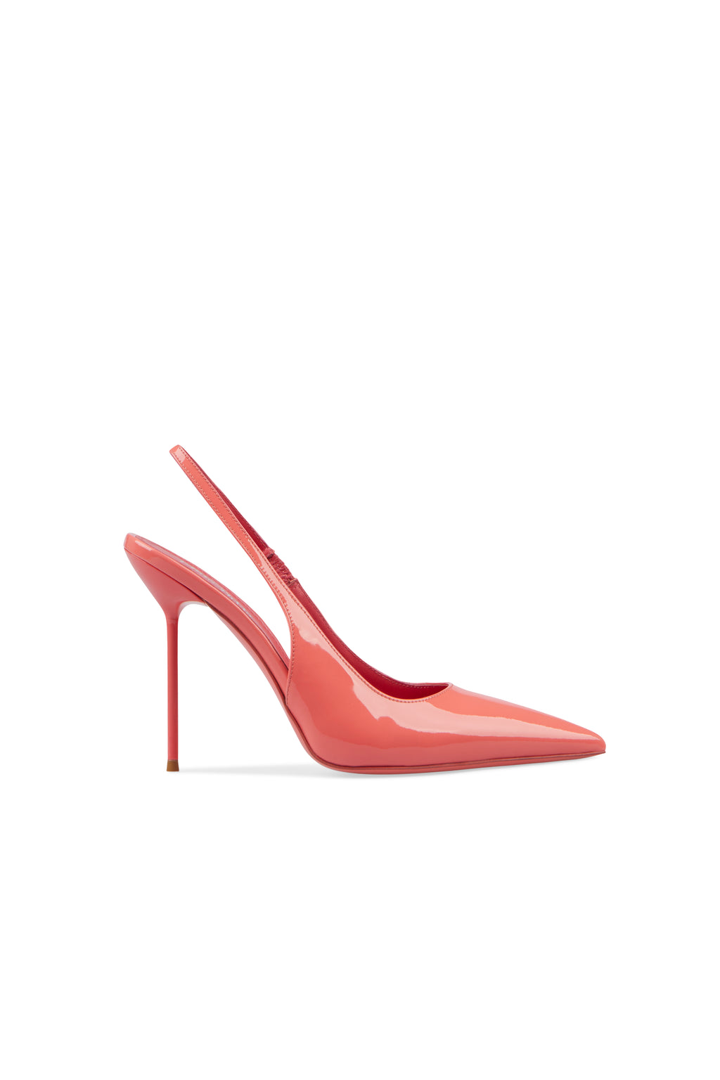 Lidia Coral Patent Slingback