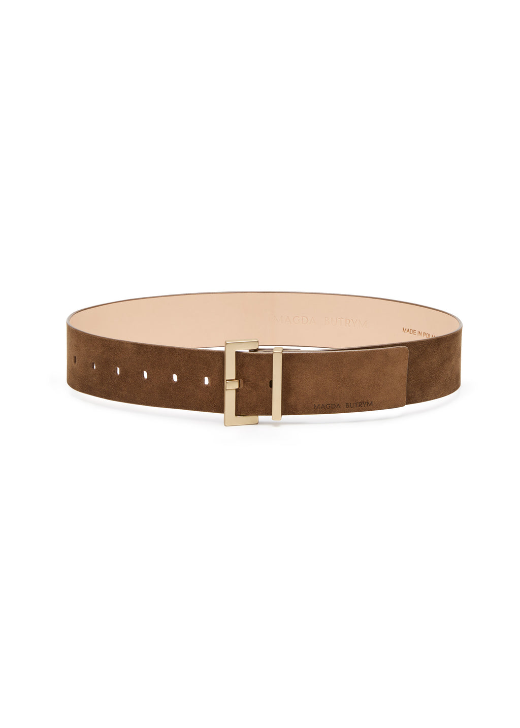 SS25 BELT 04 BROWN SUEDE