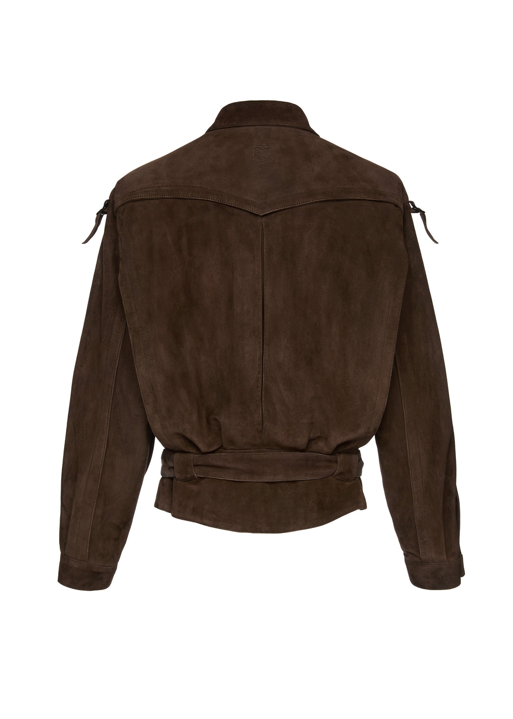 SS25 LEATHER 15 JACKET BROWN SUEDE